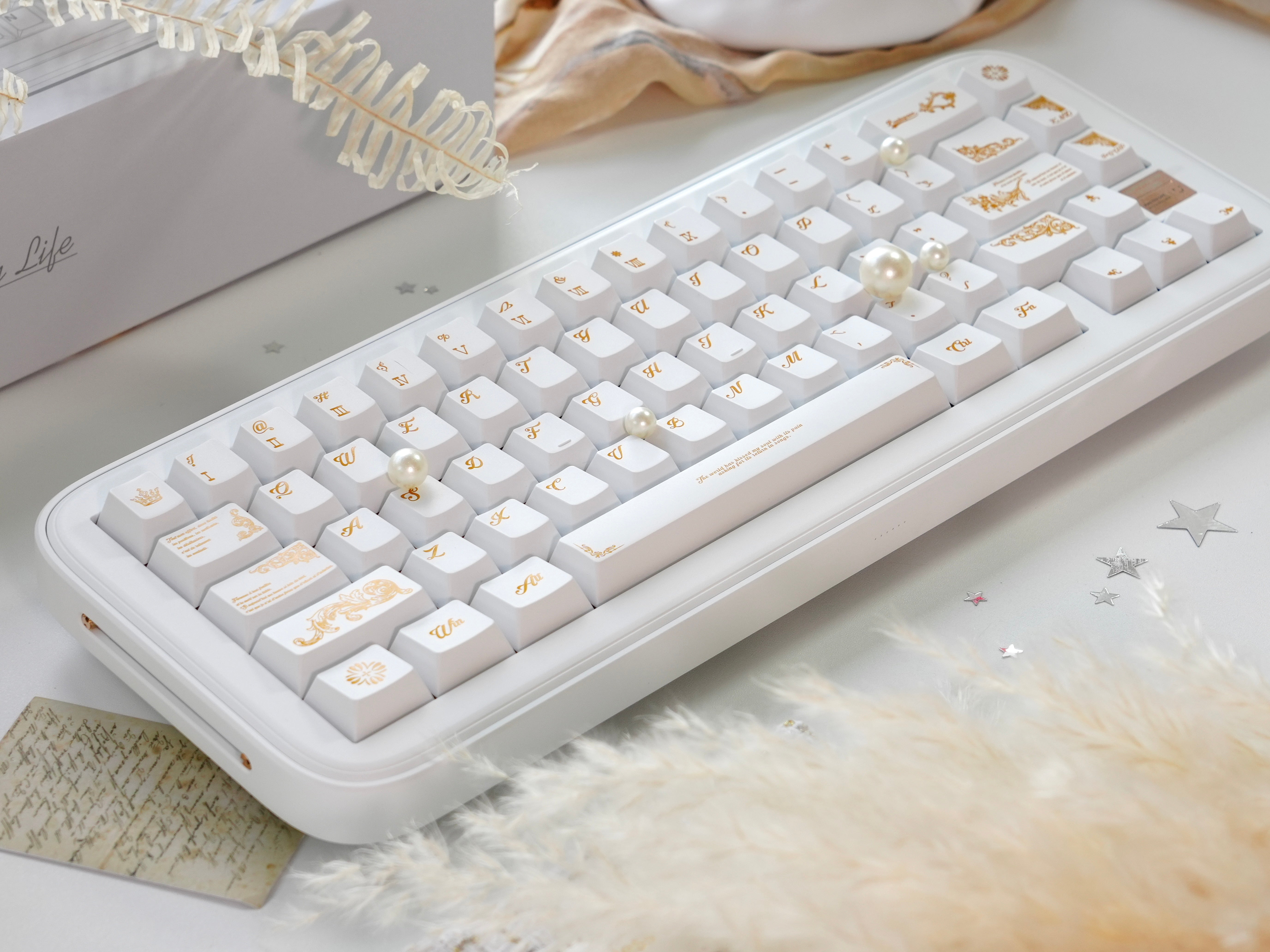 Spacetime 65×Baroque Keycaps – Wireless Mechanical Keyboard