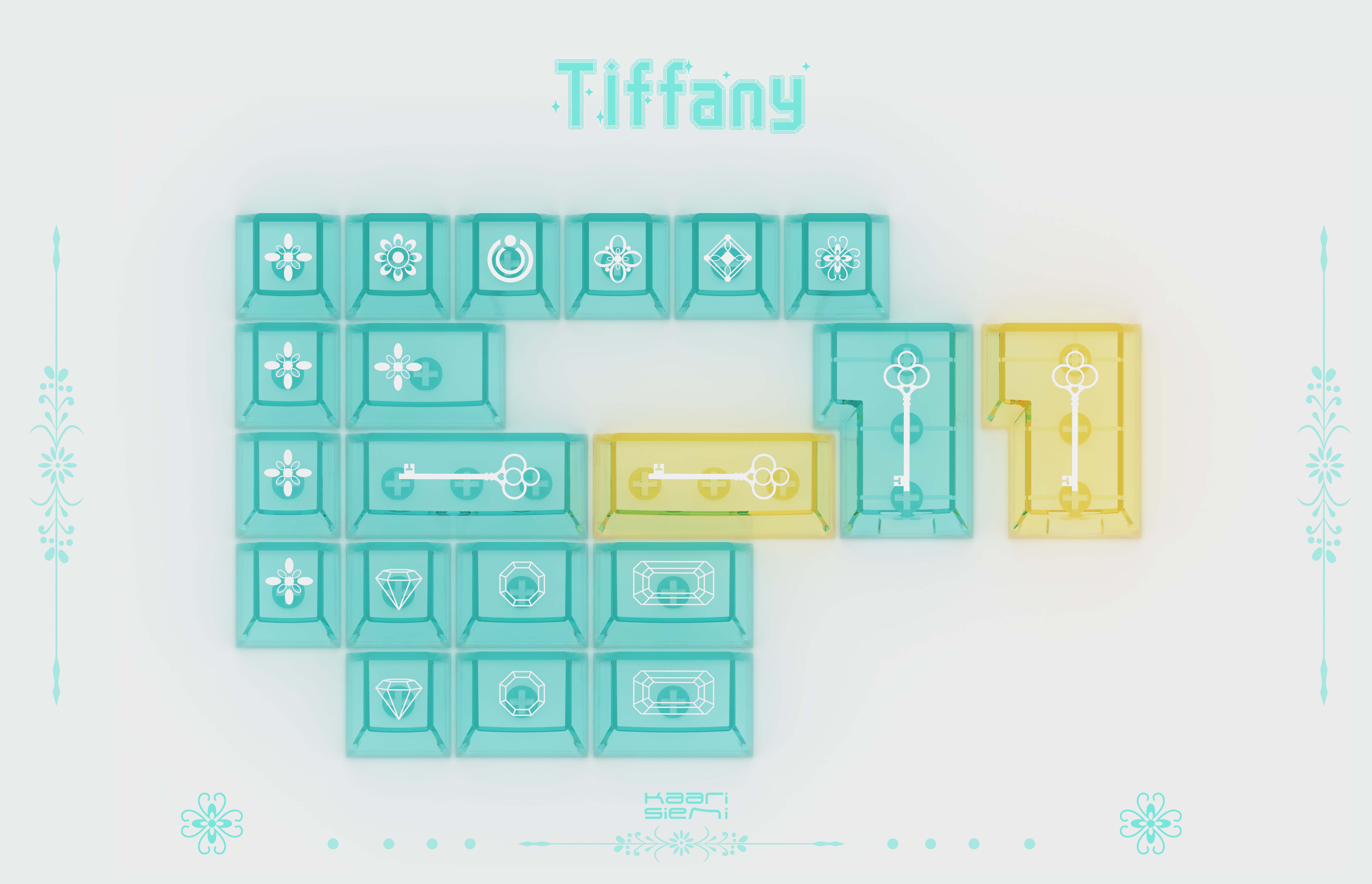 Tiffany keycaps
