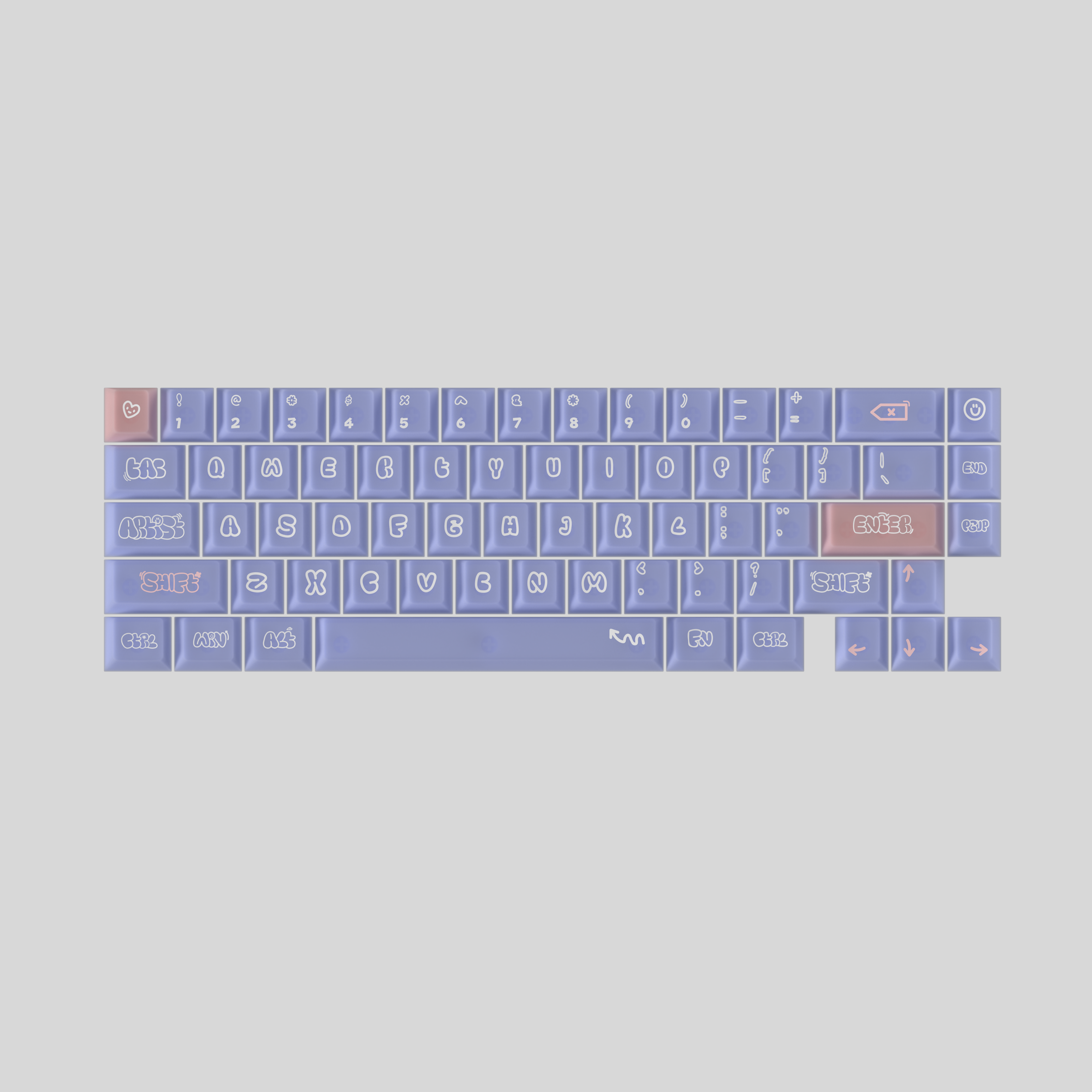 Popcap Keyboard Morgrie POP Keycaps