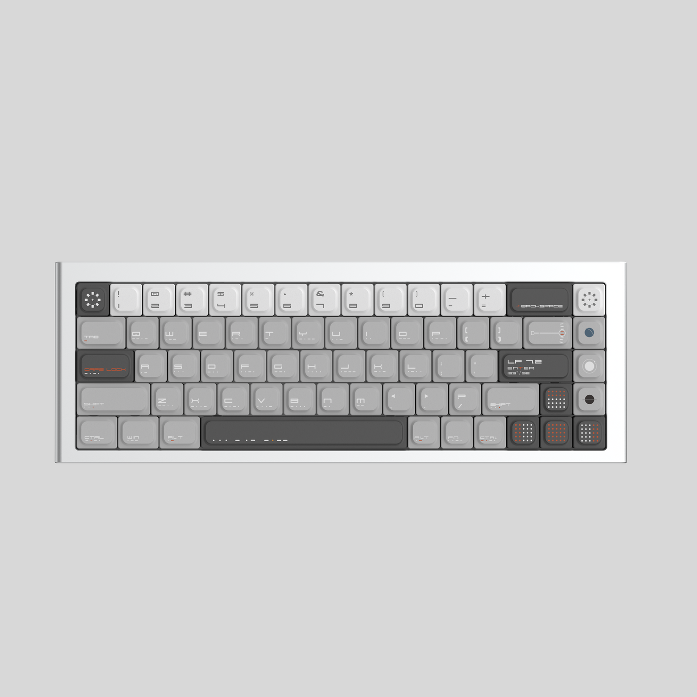 AIR68 Keyboard with INTERSTELLAR Keycaps