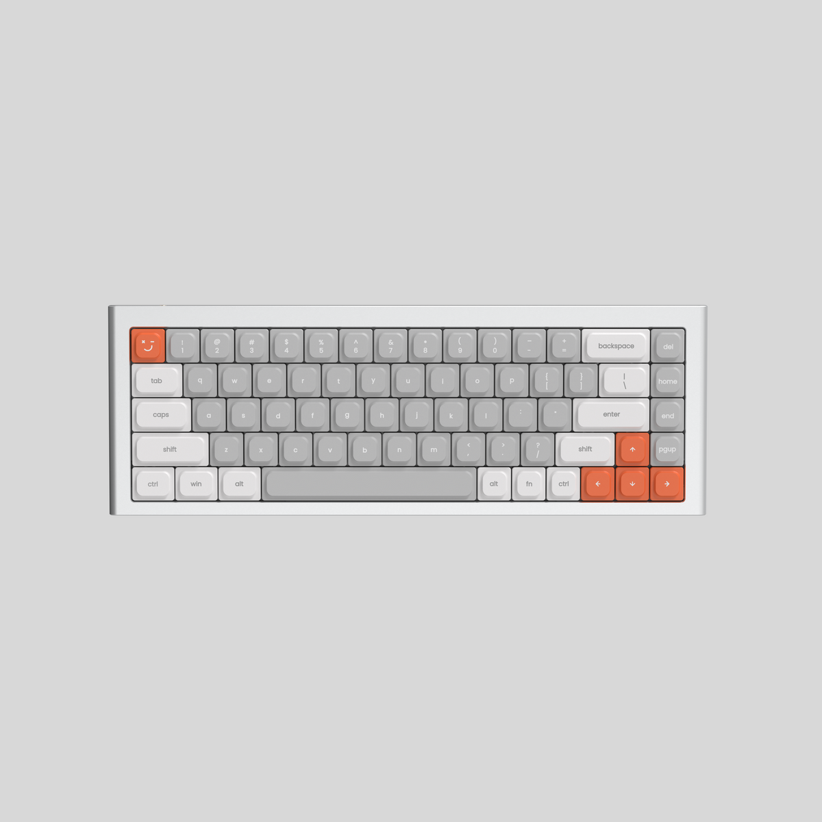 キーボード Morgrie AIR68 Silver MORGRIE AIR68 — Ultra-Slim Low Profile Wireless Mechanical Keyboard