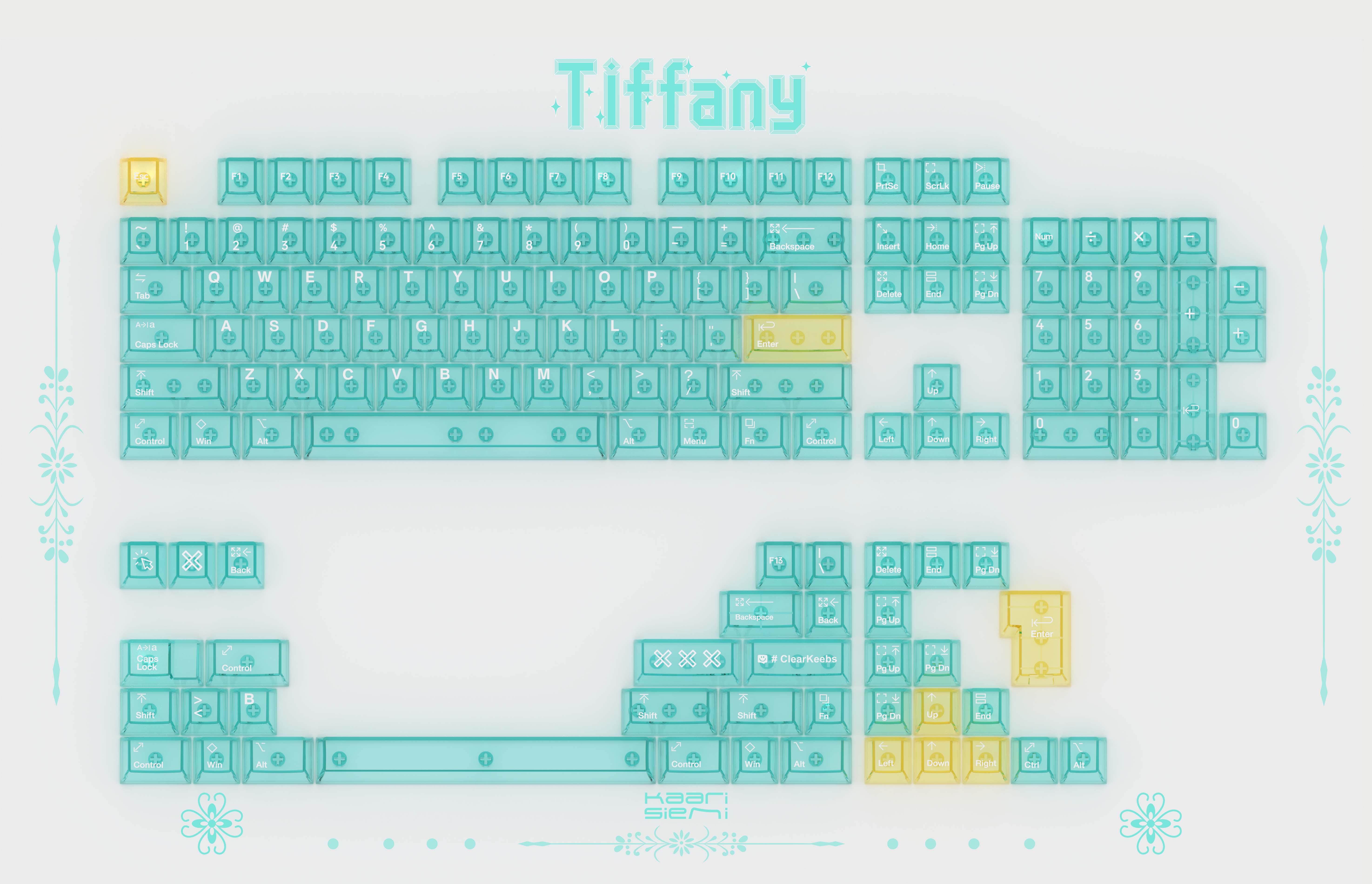 Tiffany keycaps
