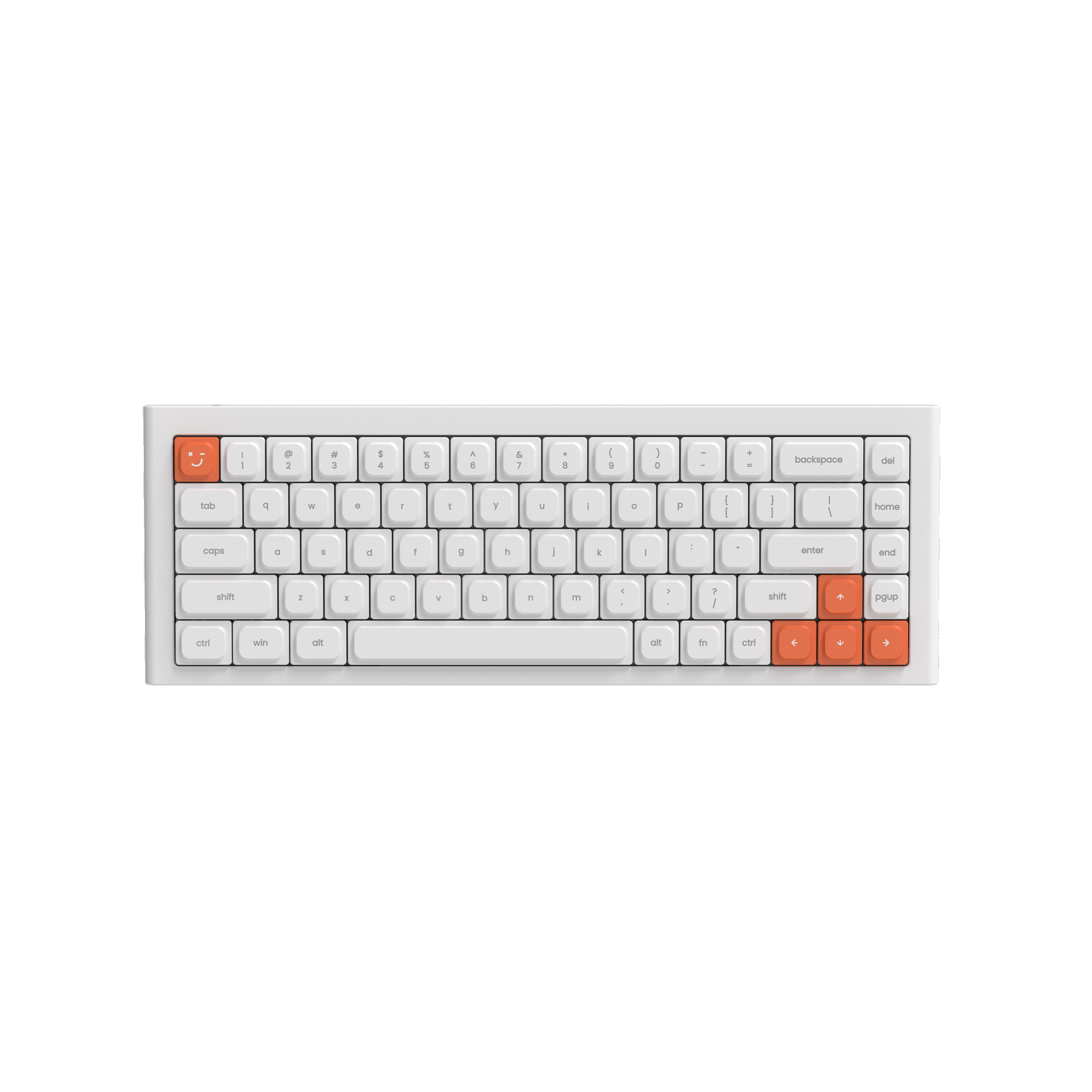 Silver MORGRIE AIR68 low-profile keyboard
