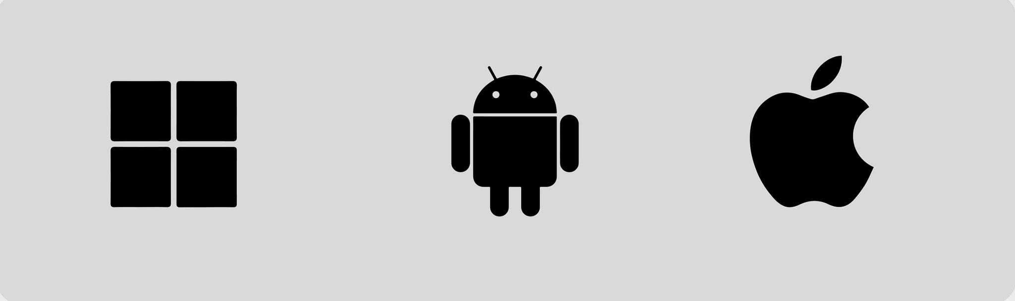 Windows, Android and Apple compatibility icons for AIR68